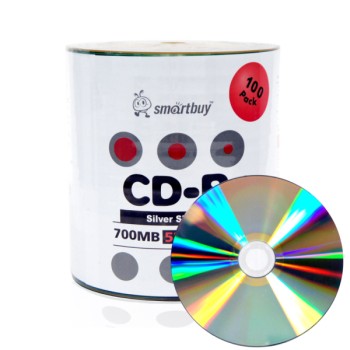 Smart Buy CD-R 52X 700MB 80MIN - Shiny 100 PCS