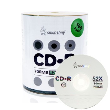 Smart Buy CD-R 52X 700MB 80MIN - Logo 100 PCS